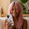 Butterfly Pattern Magnetic Phone Case — "How Butterflies Fly" Ariel Rose Portals Design