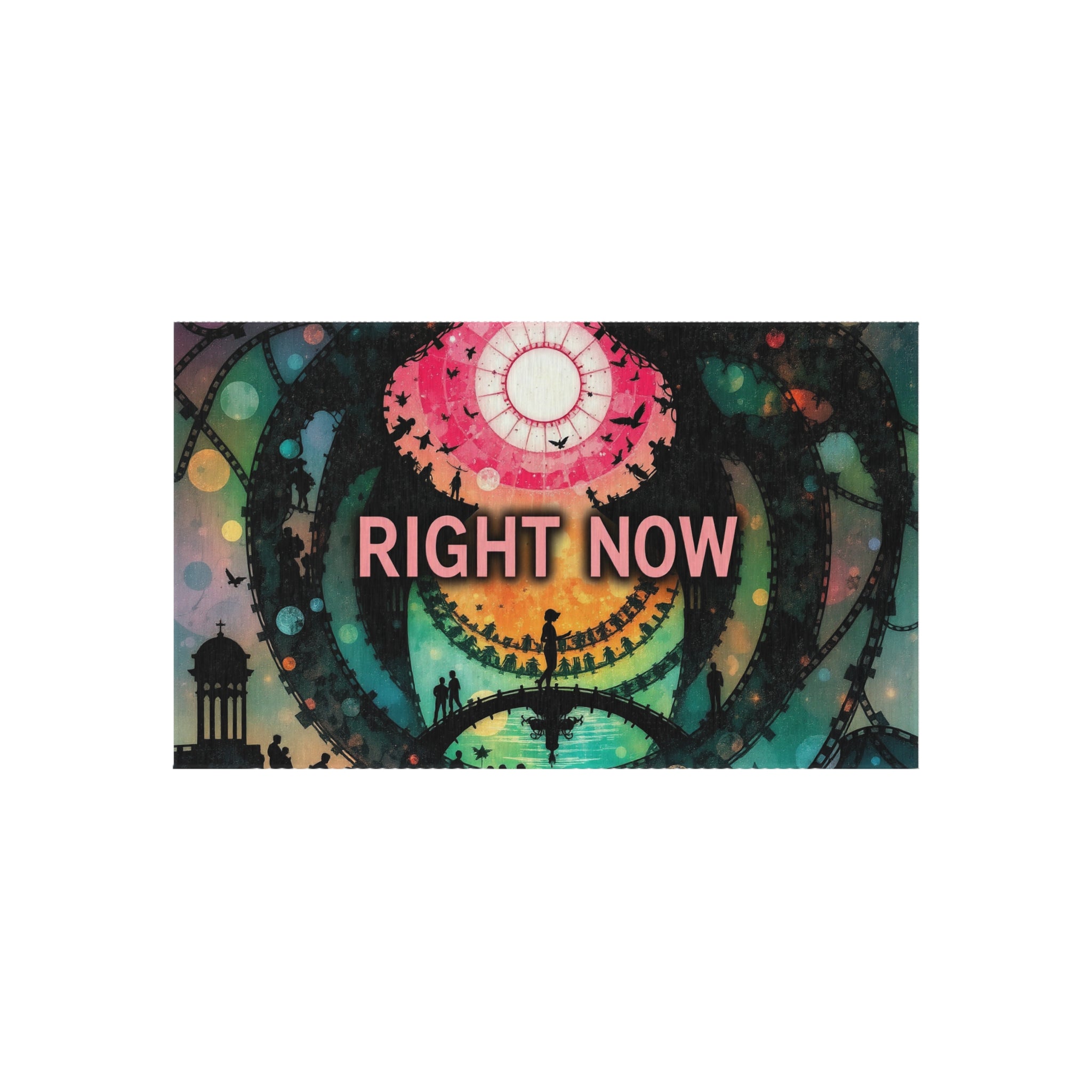 The Magical Portal Rug™️ PRESENCE RIGHT NOW outdoor variant