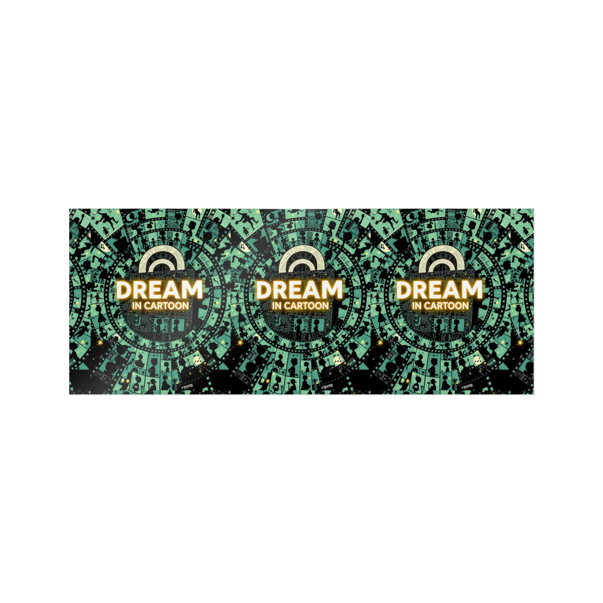 Dream in Cartoon sticker | Die-Cut Sticker