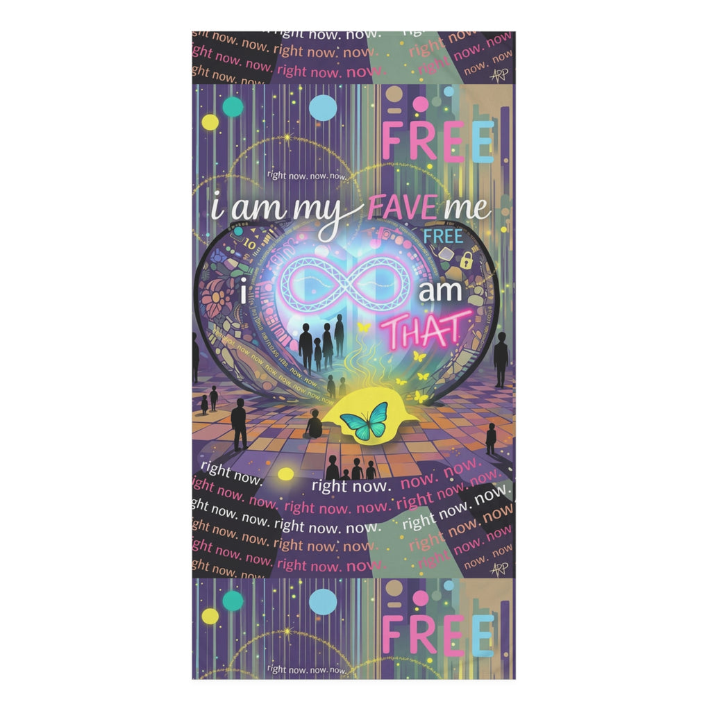 R3s-Light Recovery Cloak Telo da mare in morbida ciniglia di visone | Variante Retro Fave Me