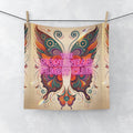 The Nonlinear Flight Club Butterfly Face Towel