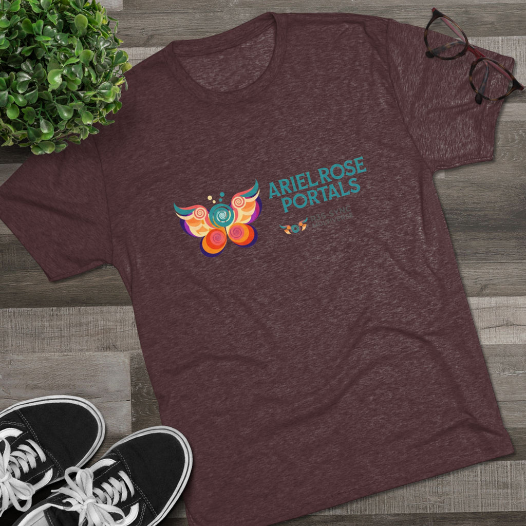 Portal Logo Tri-Blend Tee — “Live in Your Story — For You!”