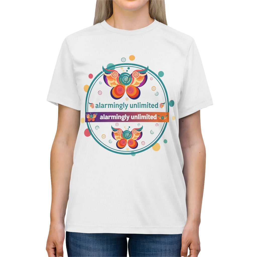 T-shirt vintage in misto cotone con logo cartoon Ariel Rose Portals – Stupefacentemente illimitata e super morbida