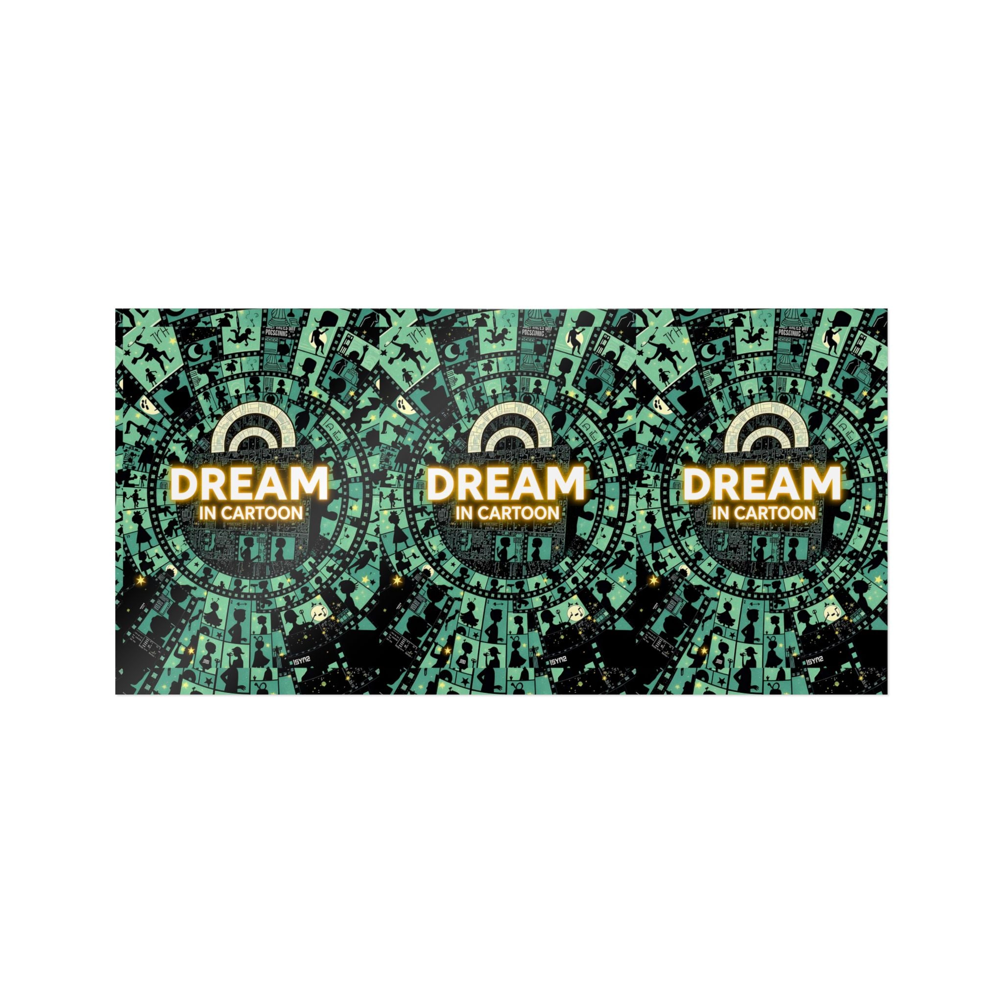 Dream in Cartoon sticker | Die-Cut Sticker