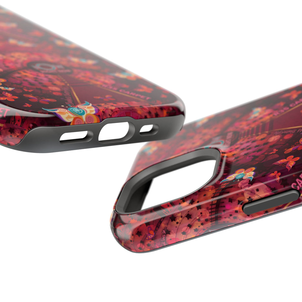 R3S-Carpet Worthy Magnetic Impact-Resistant Phone Case – Butterfly Kaleidoscope Now First-Class Stardust Collection