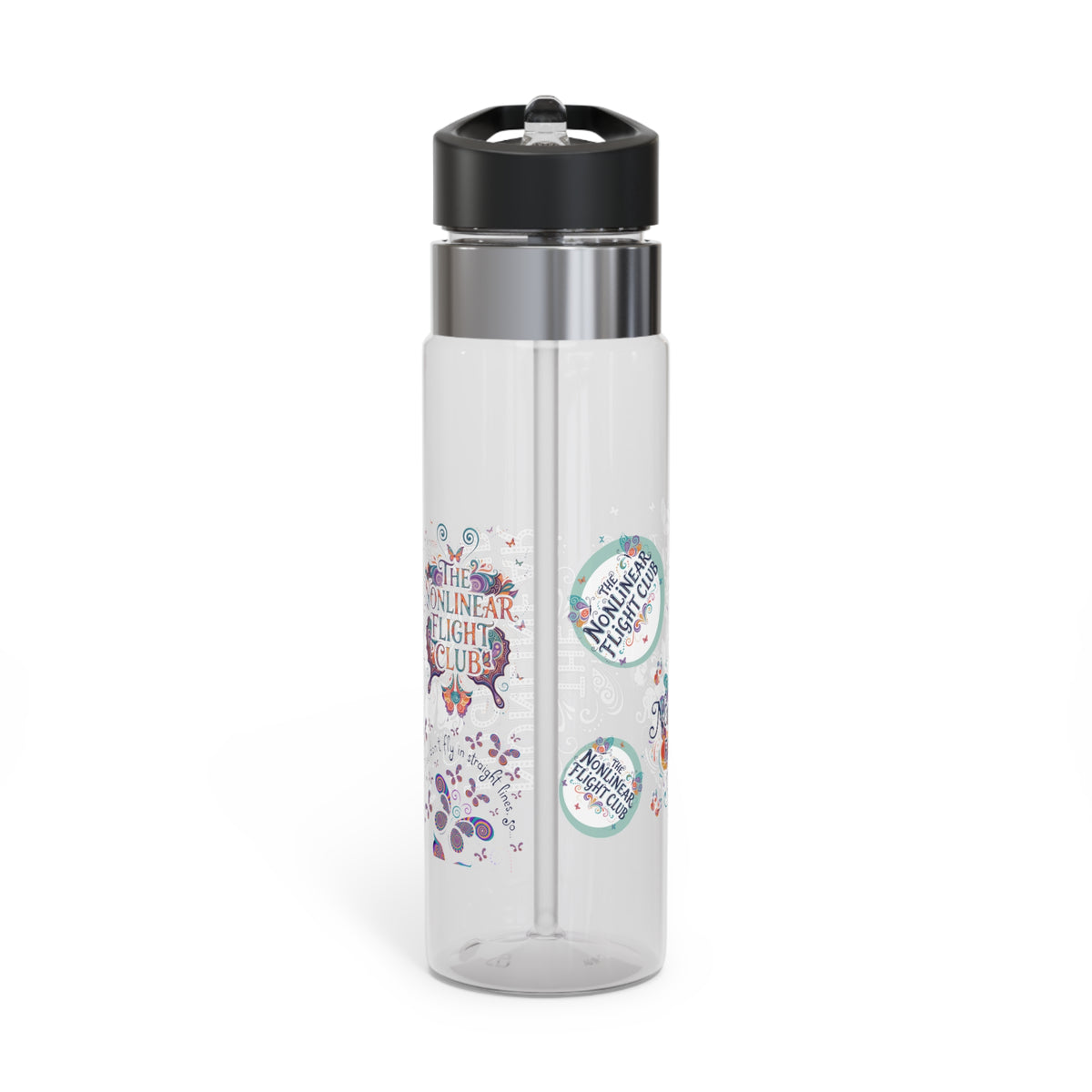 Flutter First Class Stardust Tritan Sport Bottle — "Welcome to the Nonlinear Flight Club" 20 oz