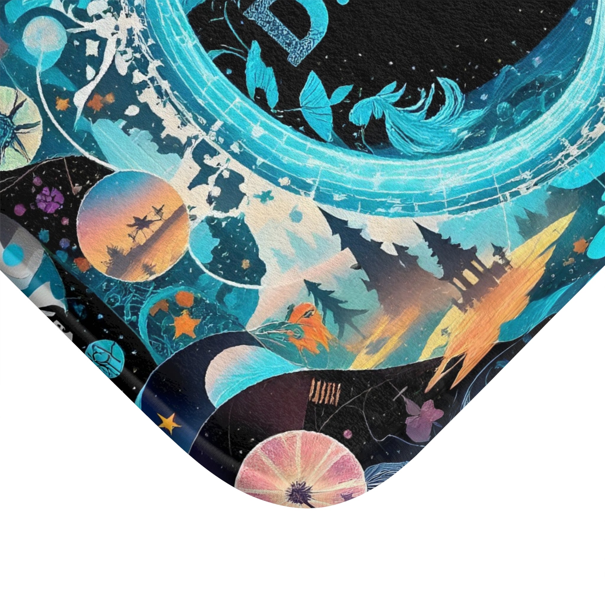 Memory-Foam Magical Portal Rug™ (Blue/Teal Version)