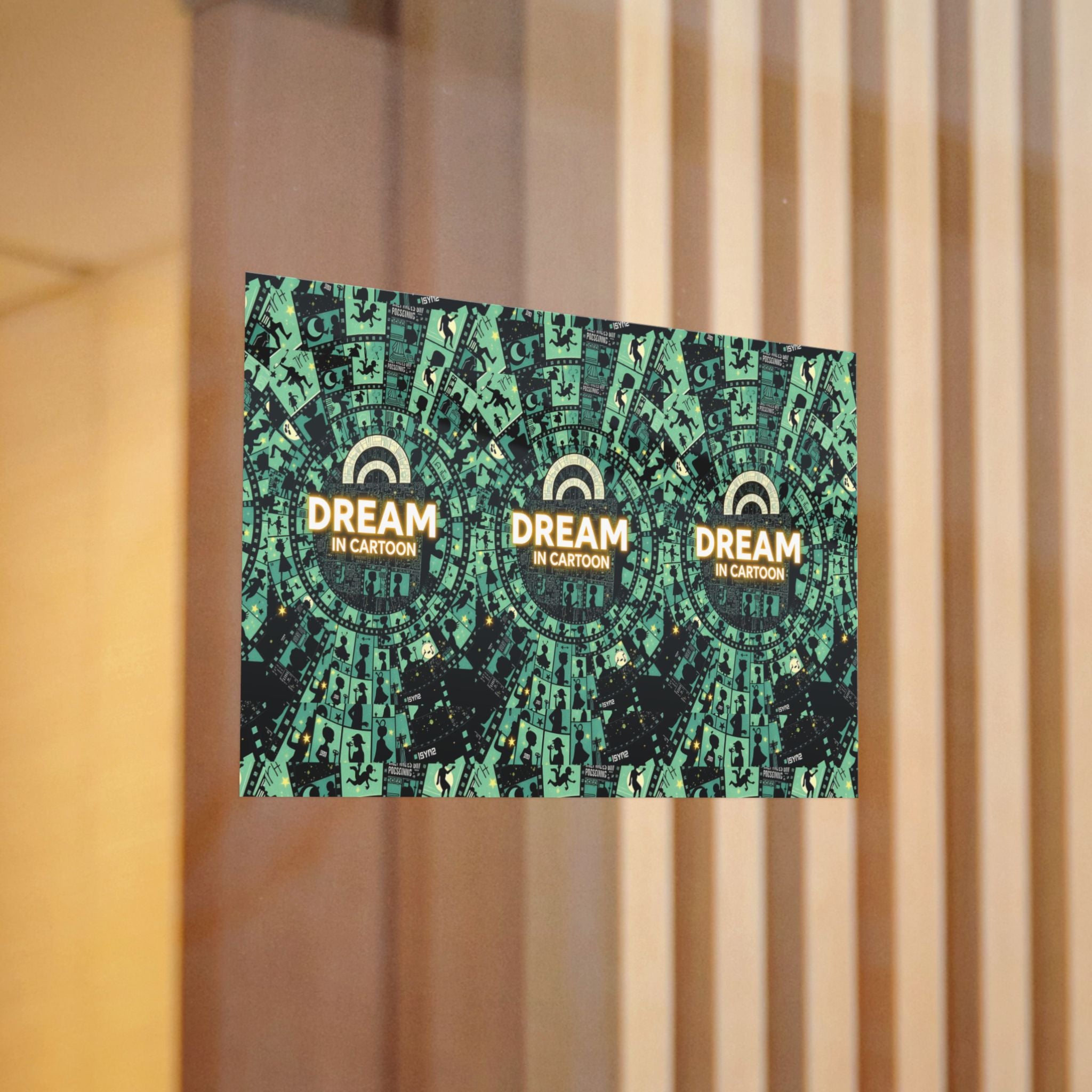 Dream in Cartoon sticker | Die-Cut Sticker