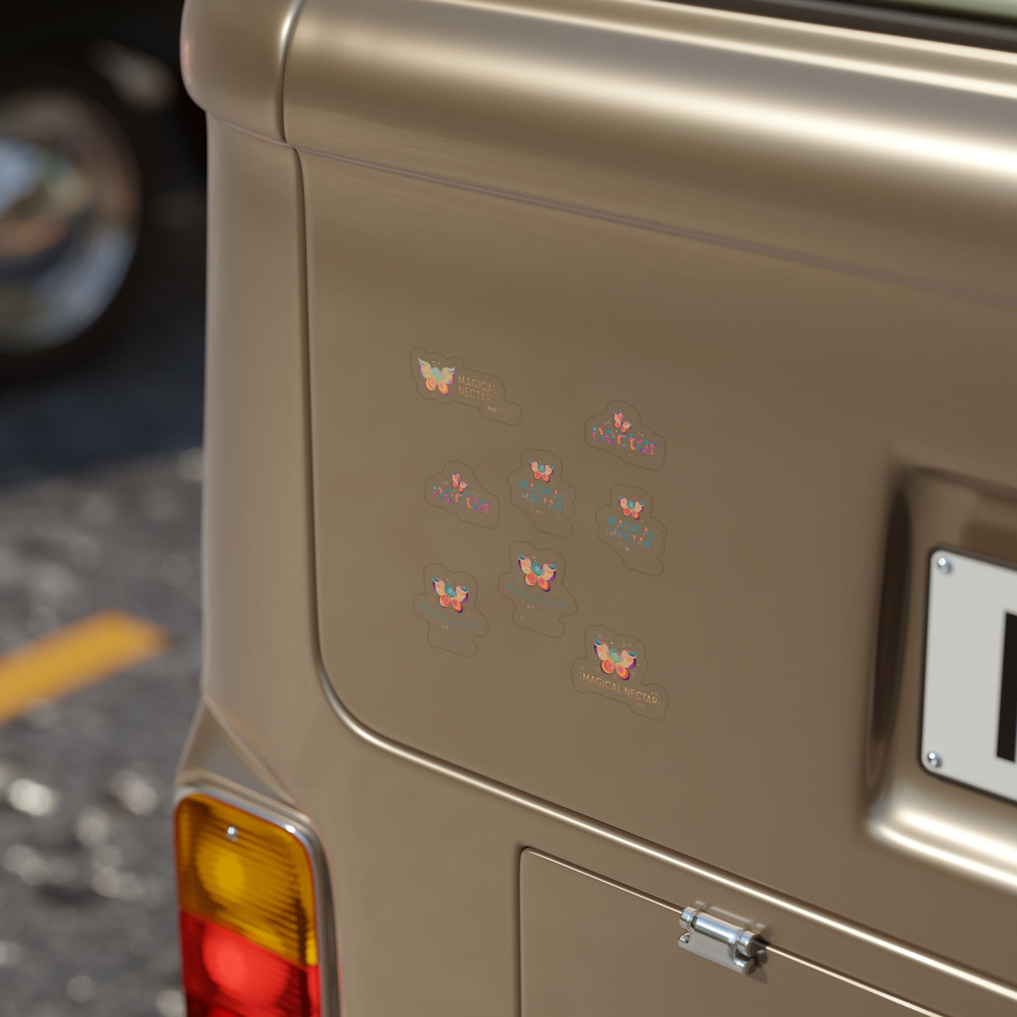 Magical Nectar Butterfly Logo Sticker Die-Cut Sticker