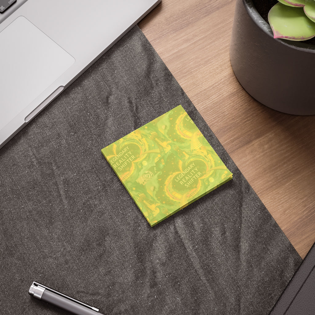 Block-notes leggendari Reality Shifter | Variante Giallo-Verde Sfocato a Spirale