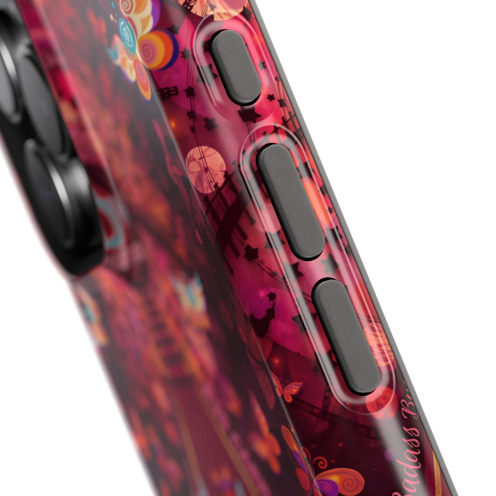 R3S-Carpet Worthy Magnetic Impact-Resistant Phone Case – Butterfly Kaleidoscope Now First-Class Stardust Collection