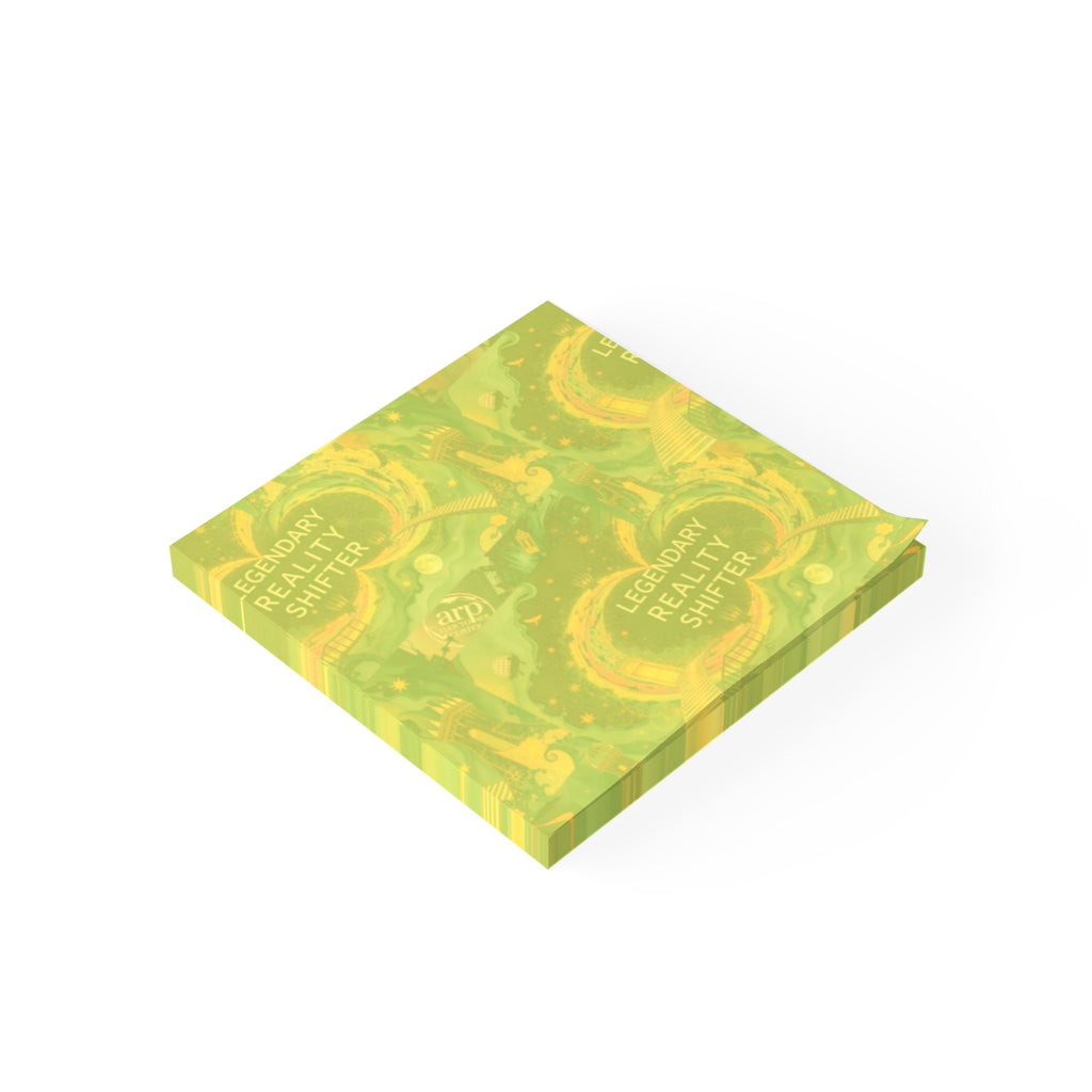 Block-notes leggendari Reality Shifter | Variante Giallo-Verde Sfocato a Spirale