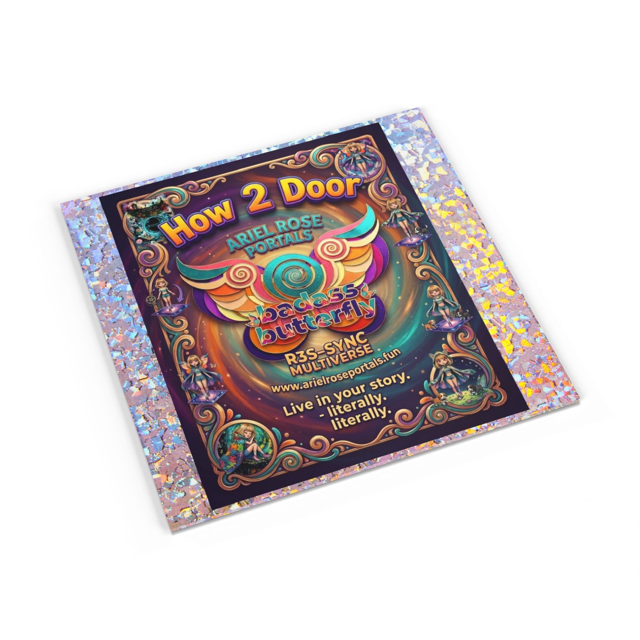 How 2 Door - Found Art r3s-sync multiverse portal manuals book - softcover 20 pages 1st edition