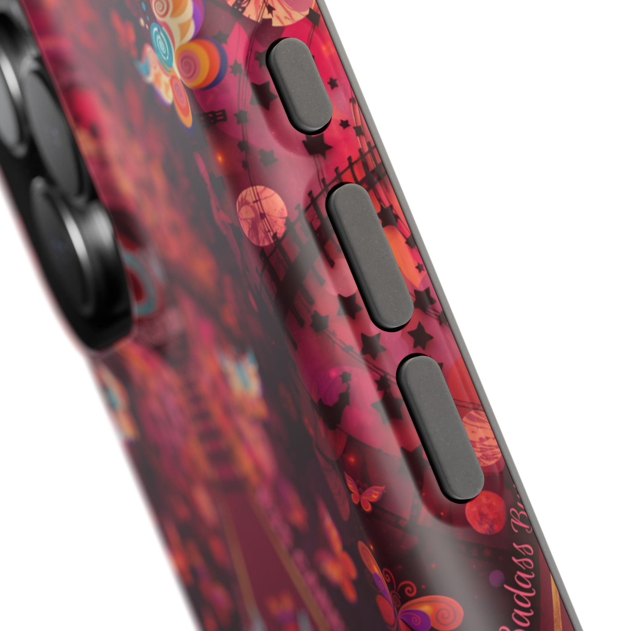 R3S-Carpet Worthy Magnetic Impact-Resistant Phone Case – Butterfly Kaleidoscope Now First-Class Stardust Collection