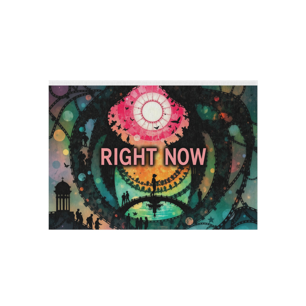 The Magical Portal Rug™️ PRESENCE RIGHT NOW outdoor variant