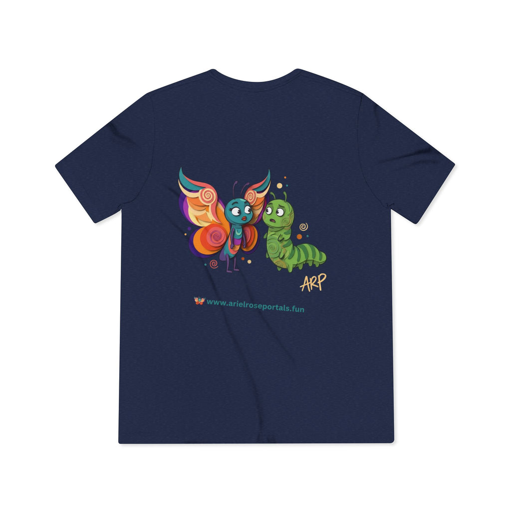 T-shirt vintage in misto cotone con logo cartoon Ariel Rose Portals – Stupefacentemente illimitata e super morbida