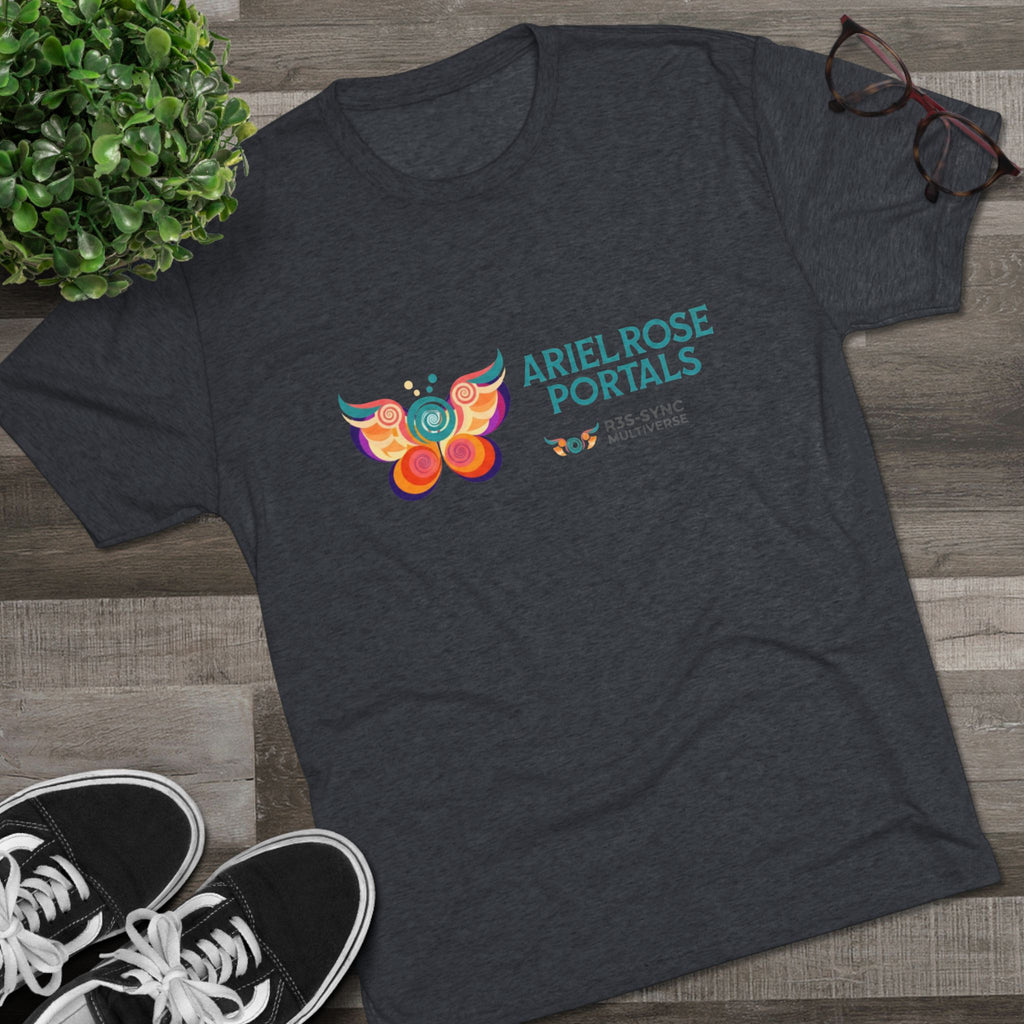 Portal Logo Tri-Blend Tee — “Live in Your Story — For You!”