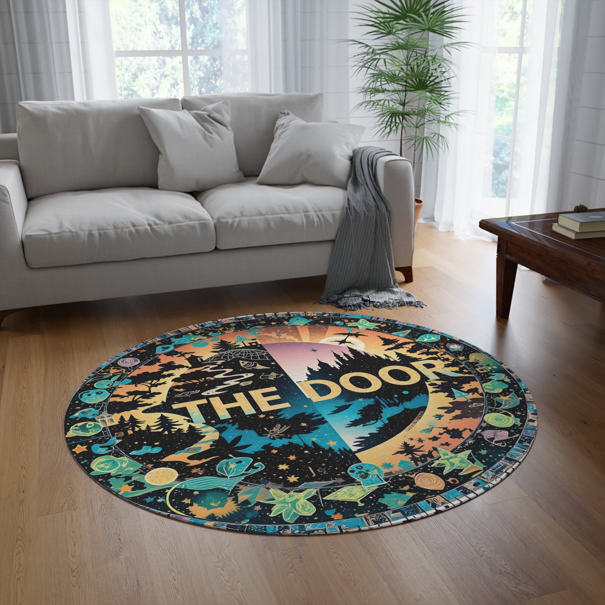 Giant Round Magical Portal Rug™