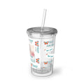Butterfly Acrylic Tumbler Cup — Ariel Rose Portals Logo