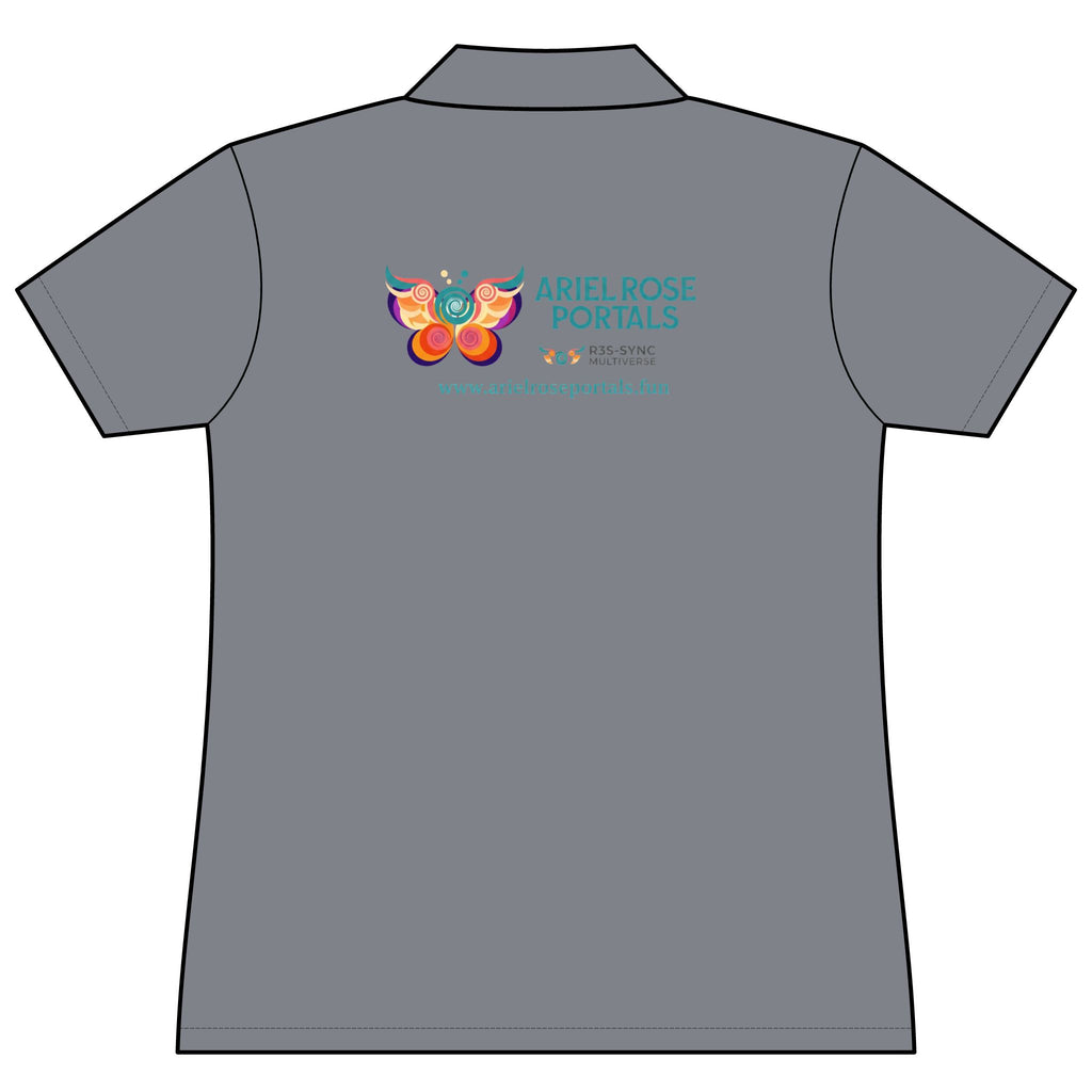 Ariel Rose Portals Women's Polo — Butterfly Logo Performance Shirt