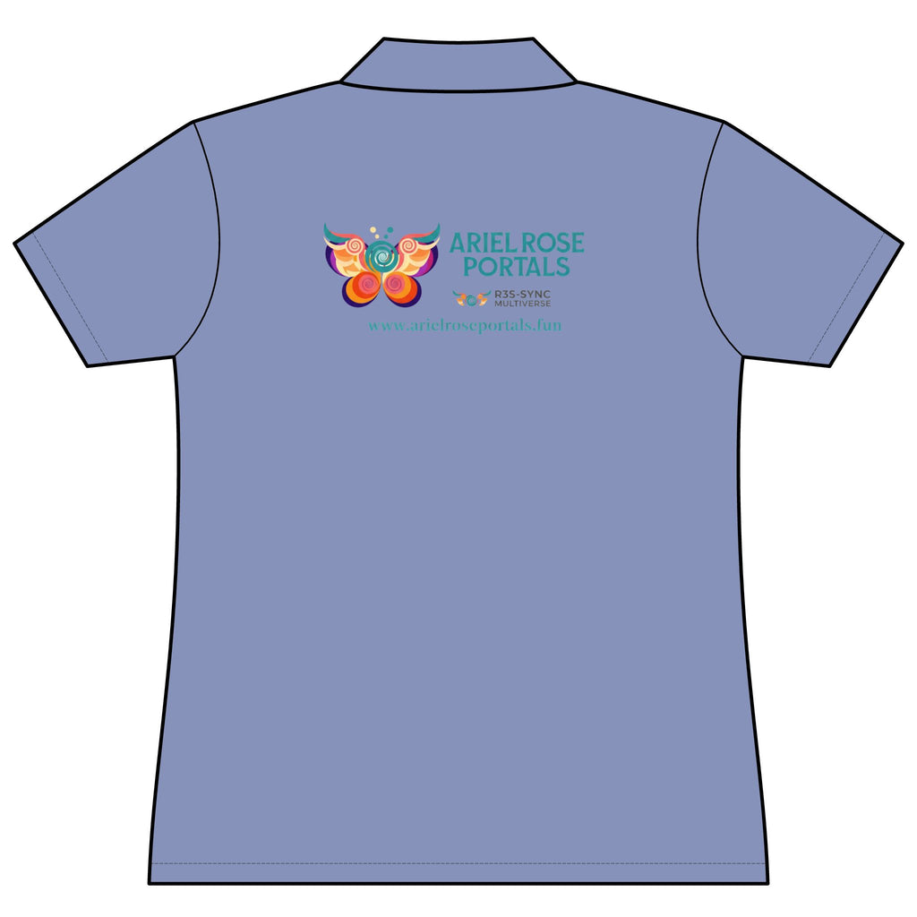 Ariel Rose Portals Women's Polo — Butterfly Logo Performance Shirt