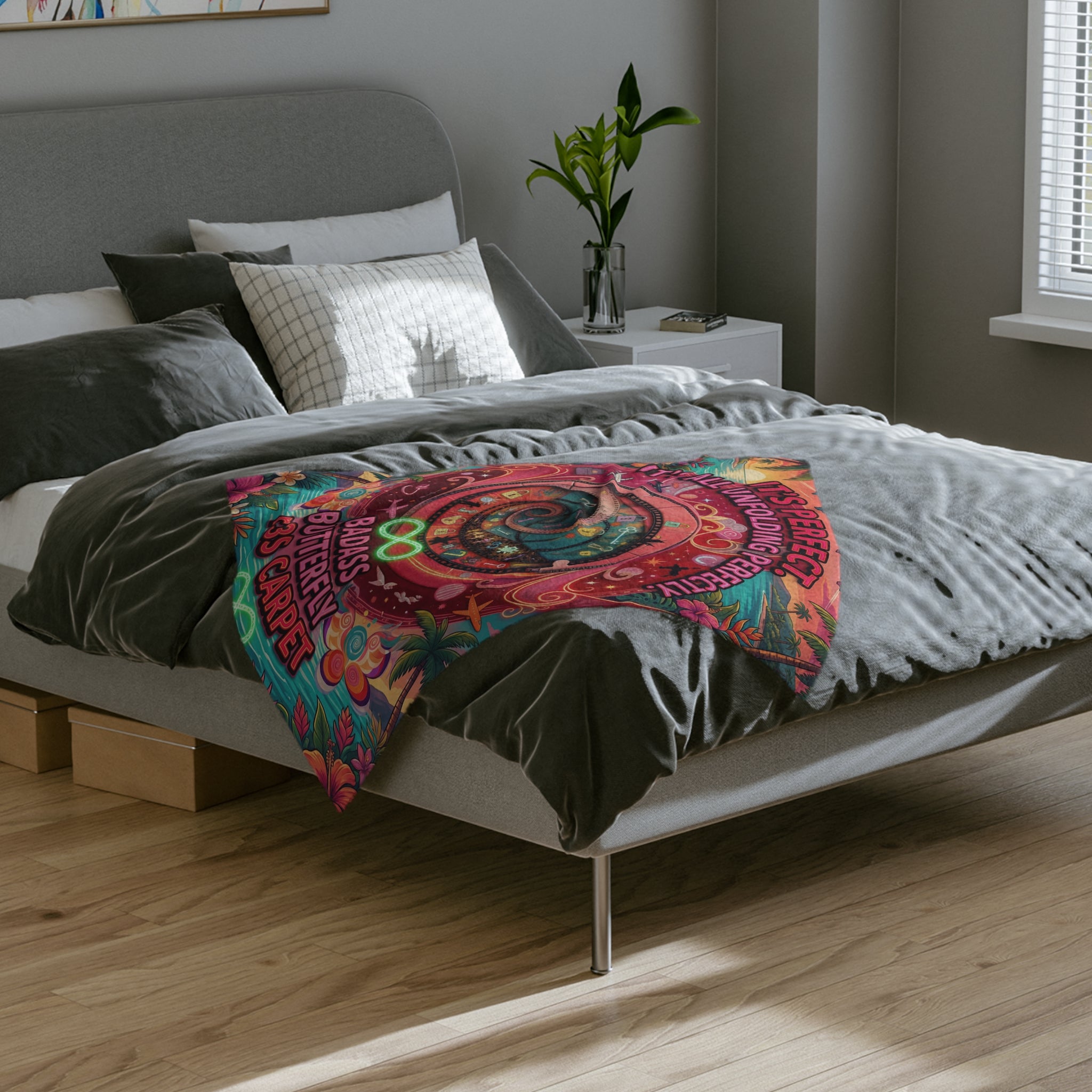 Badass Butterfly R3S Carpet Velveteen Microfiber Blanki3 Cape Mini Variant