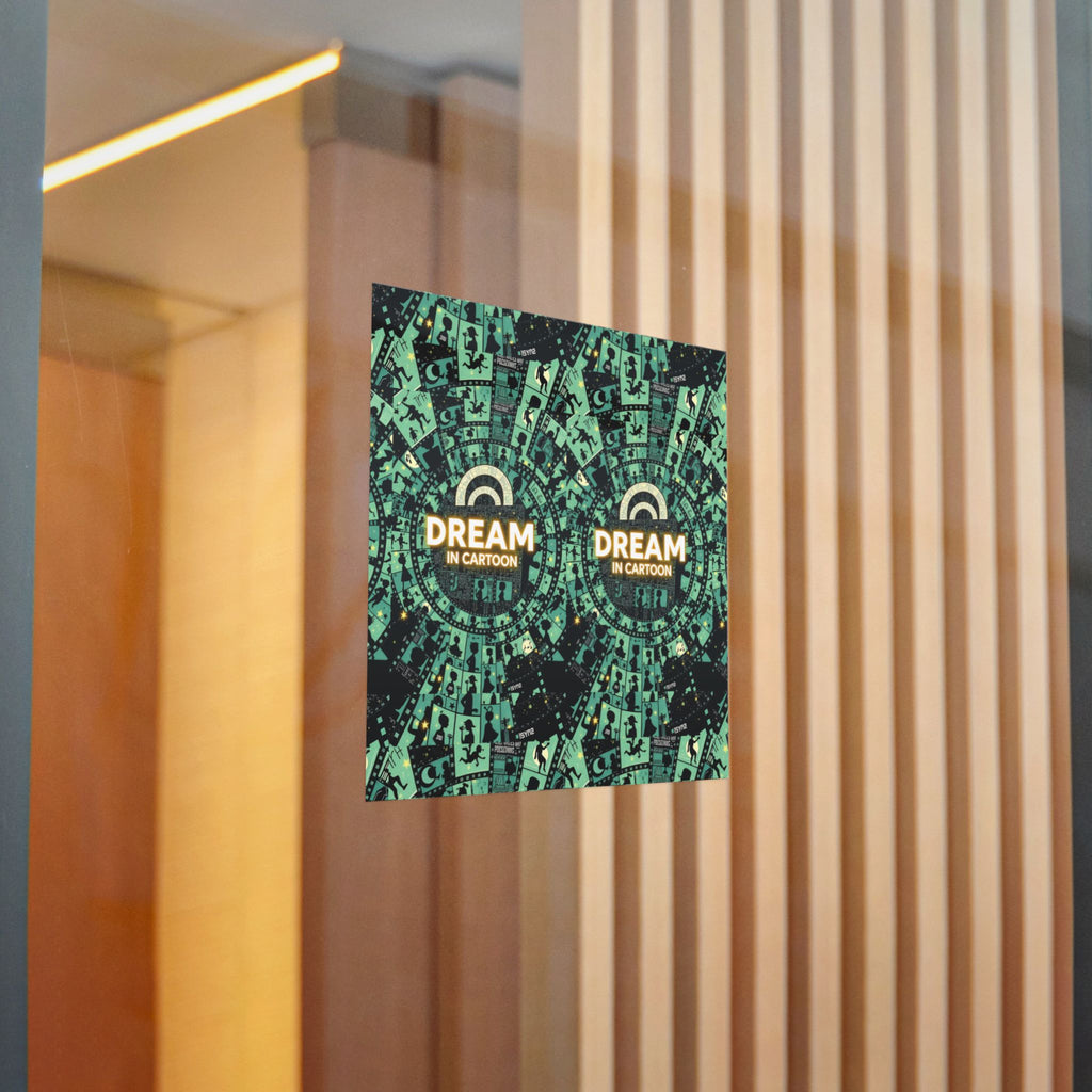 Dream in Cartoon sticker | Die-Cut Sticker