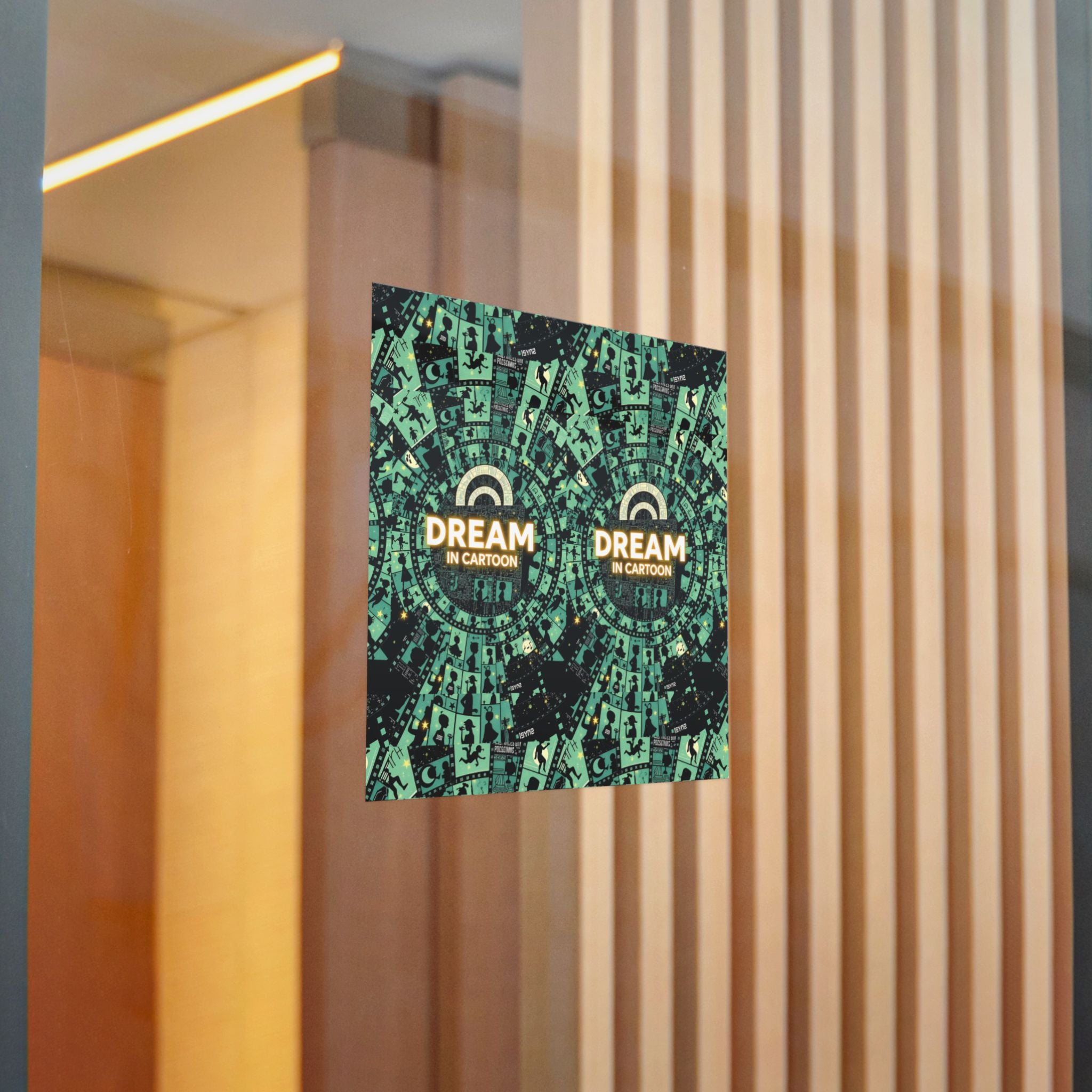 Dream in Cartoon sticker | Die-Cut Sticker