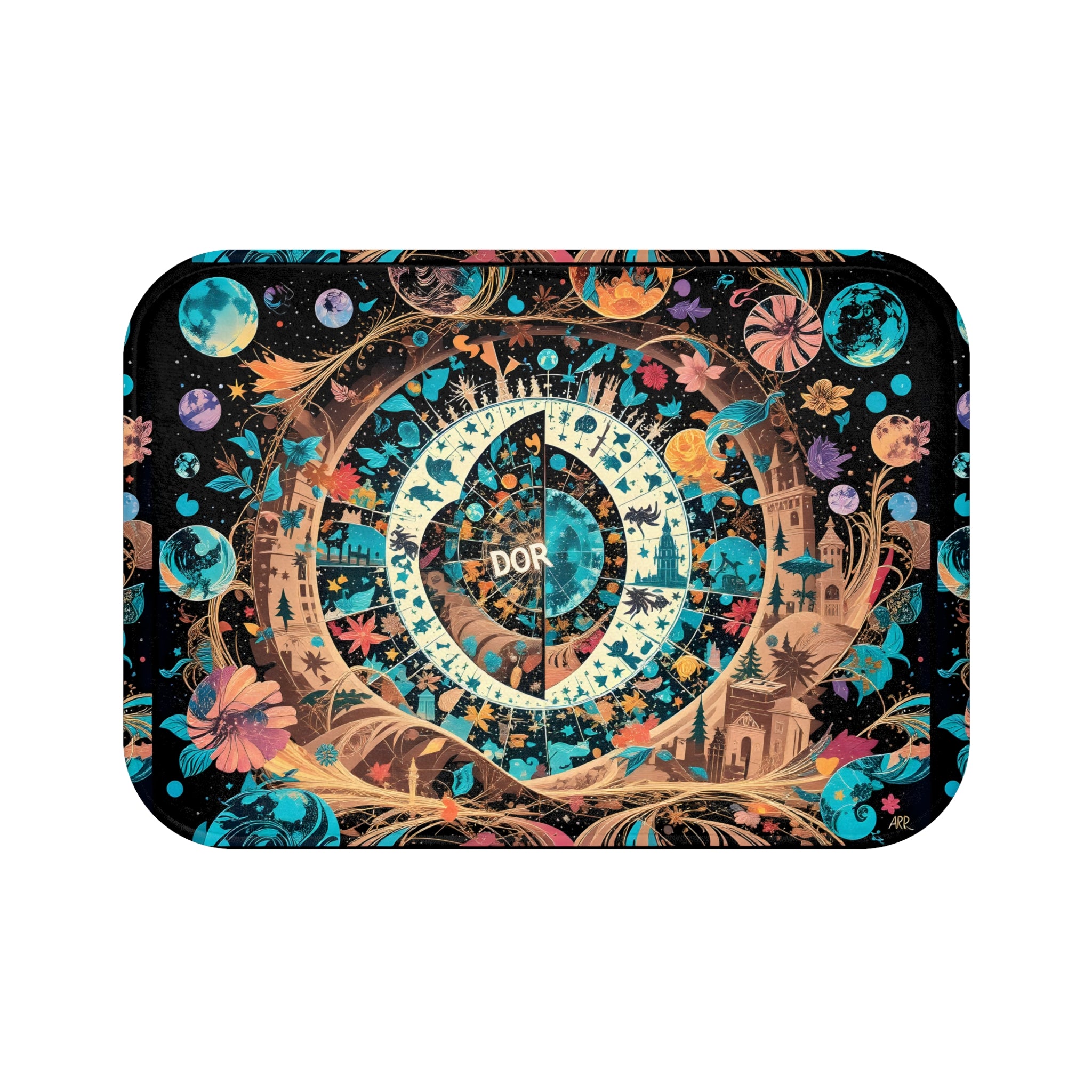 Memory-Foam Magical Portal Rug™ (Blue/Teal Variant)