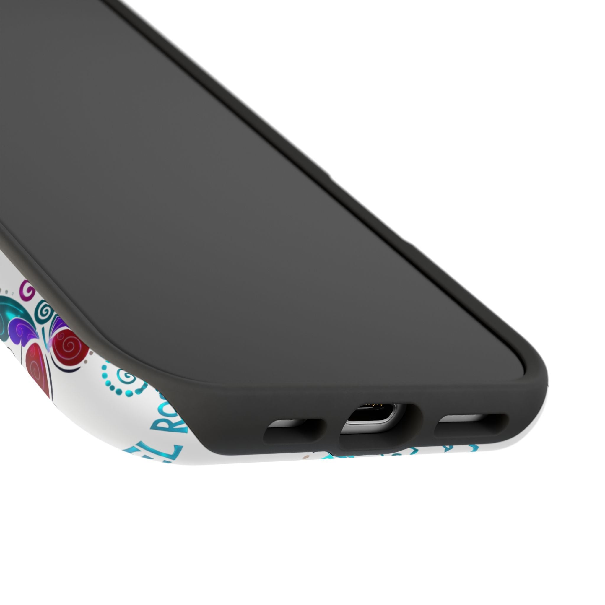 Butterfly Pattern Magnetic Phone Case — "How Butterflies Fly" Ariel Rose Portals Design