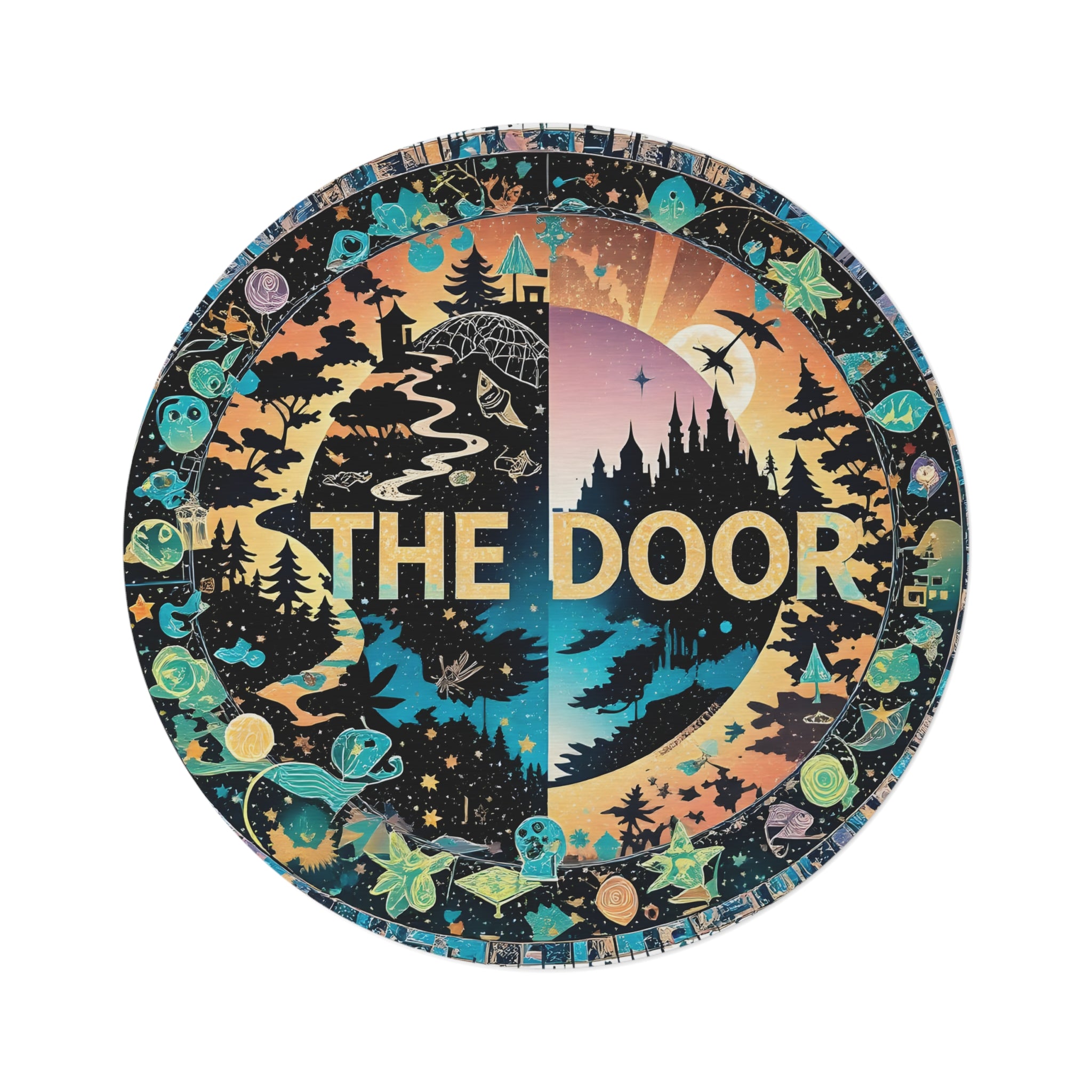 Giant Round Magical Portal Rug™