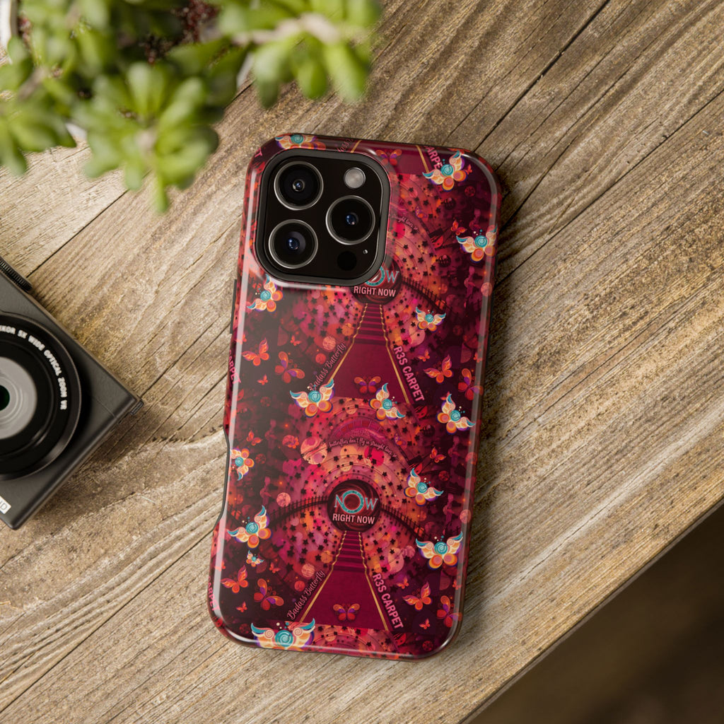 R3S-Carpet Worthy Magnetic Impact-Resistant Phone Case – Butterfly Kaleidoscope Now First-Class Stardust Collection