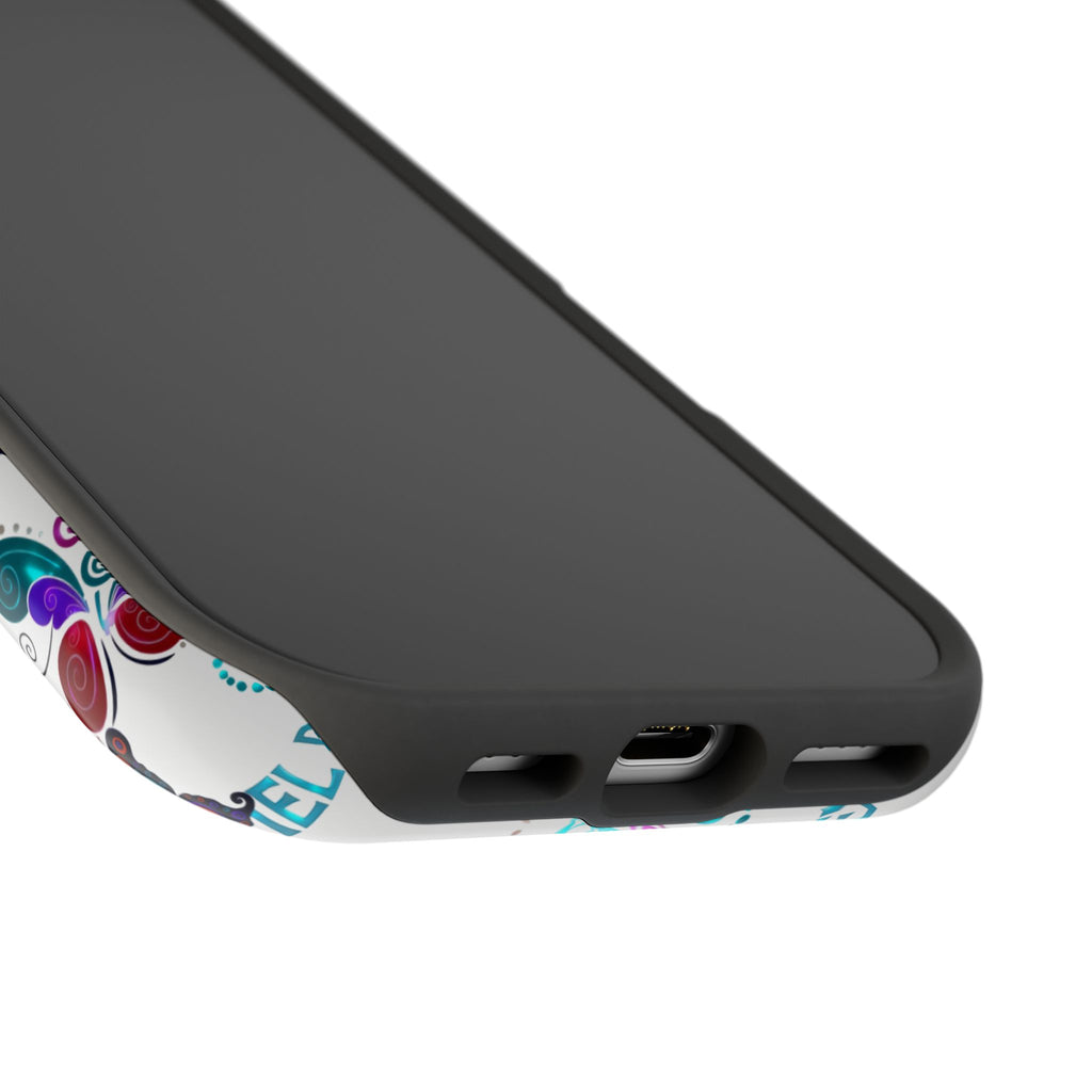 Butterfly Pattern Magnetic Phone Case — "How Butterflies Fly" Ariel Rose Portals Design