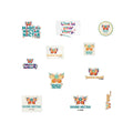 Divine Nectar Butterfly Sticker Pack — Die-Cut DTF Waterproof Water-Bottle Outdoor Permanent Stickers (Live in Your Story)