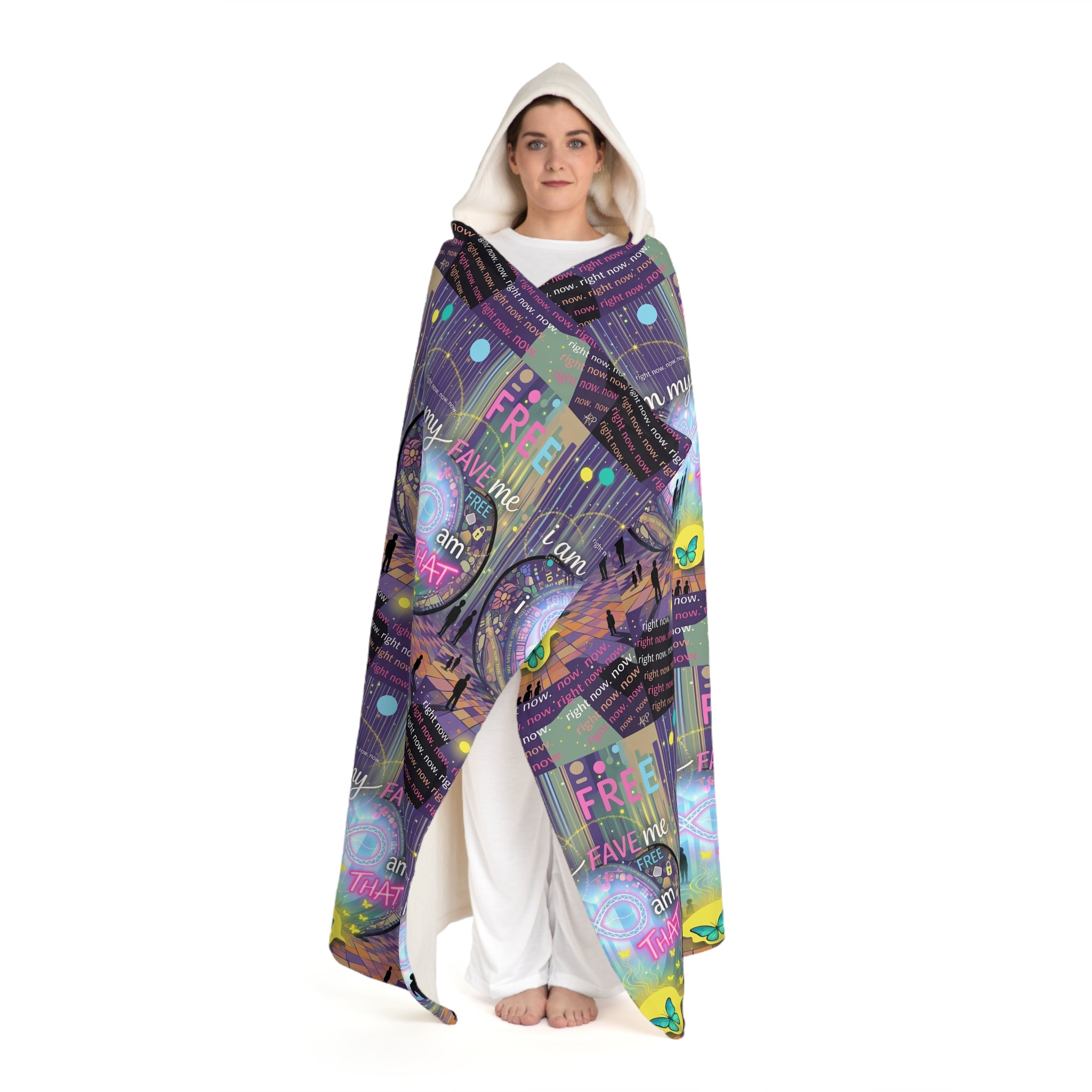 R3s-Recovery Blanki3 Cloak — Variante Retrò Viola Sherpa Extra Caldo