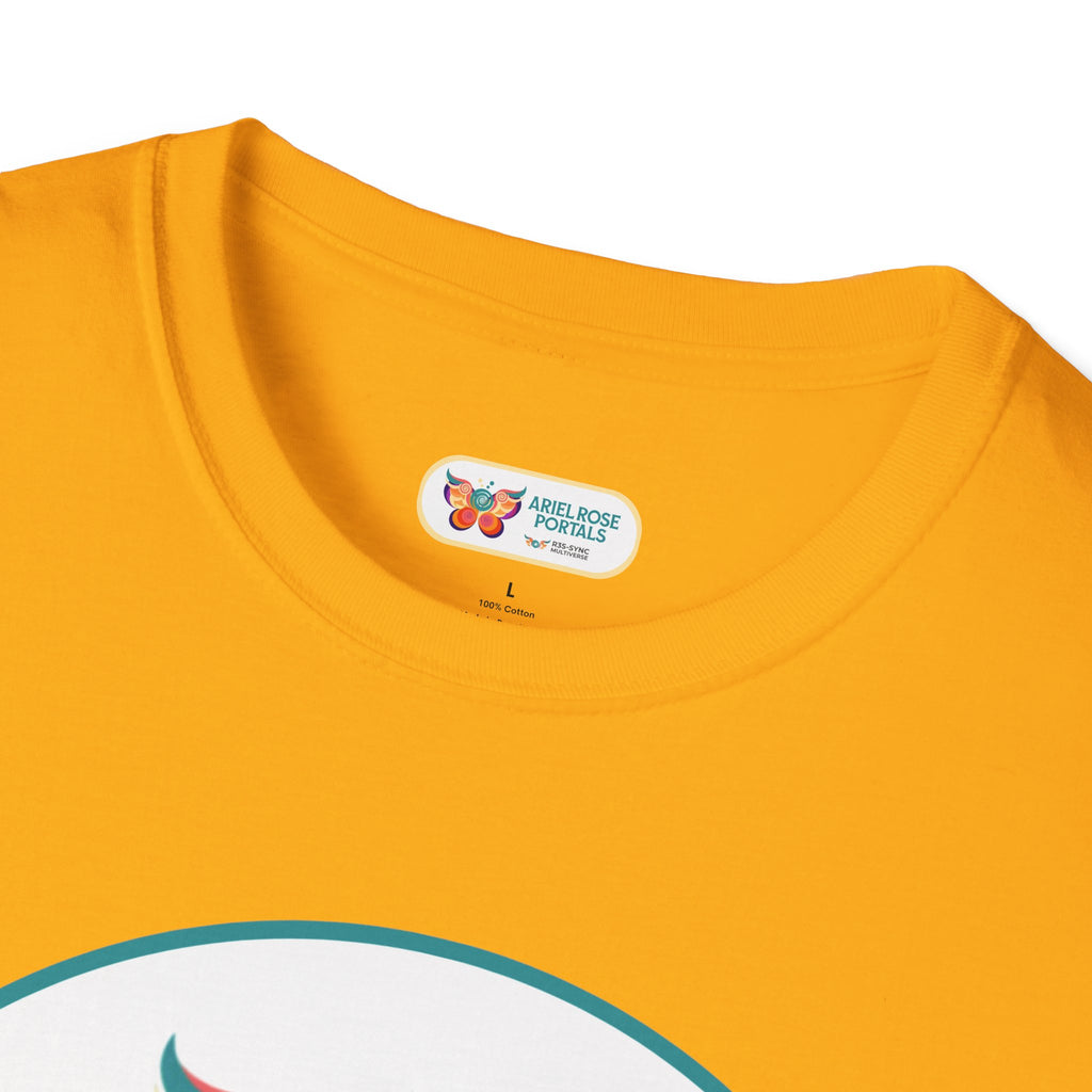 Maglietta "Badass Butterfly Sticker" — Ariel Rose Portals Variant in Stile Sticker