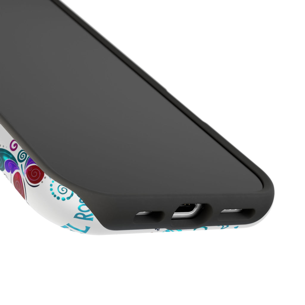 Butterfly Pattern Magnetic Phone Case — "How Butterflies Fly" Ariel Rose Portals Design