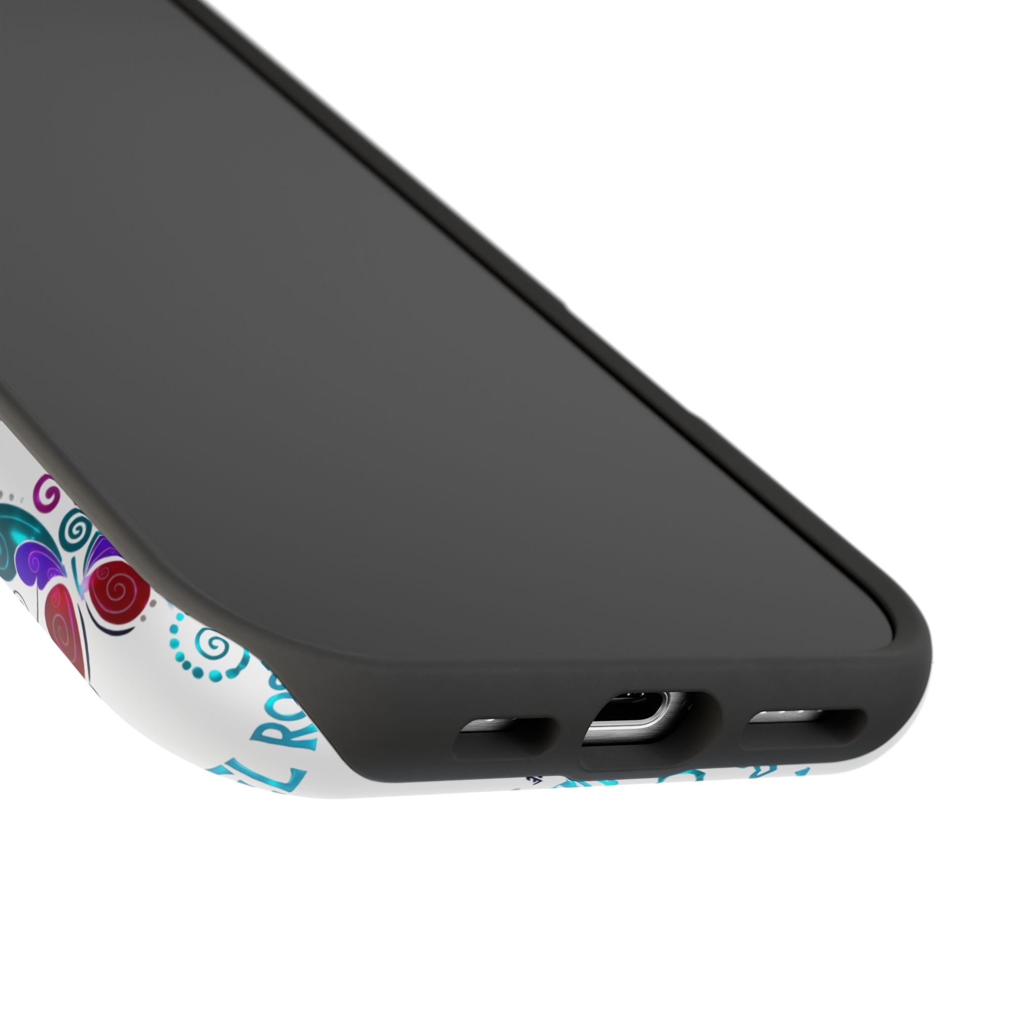 Butterfly Pattern Magnetic Phone Case — "How Butterflies Fly" Ariel Rose Portals Design