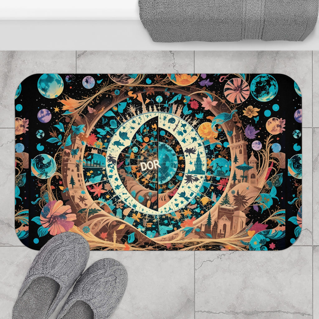 Memory-Foam Magical Portal Rug™ (Blue/Teal Variant)