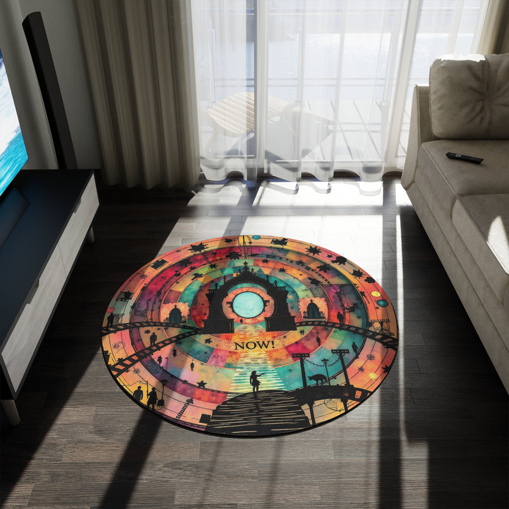 The Giant Round Magical Portal Rug™️ NOW! variant