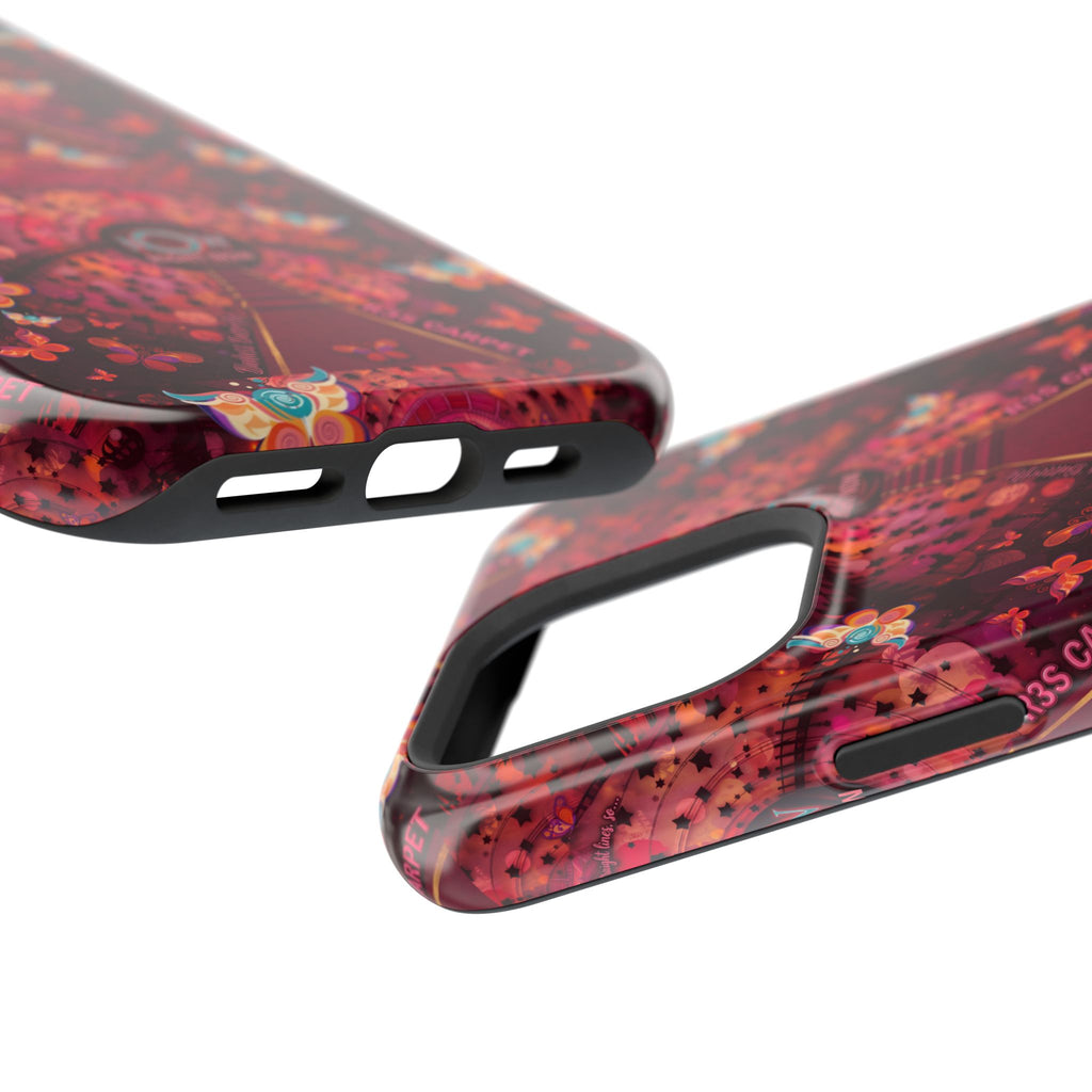 R3S-Carpet Worthy Magnetic Impact-Resistant Phone Case – Butterfly Kaleidoscope Now First-Class Stardust Collection