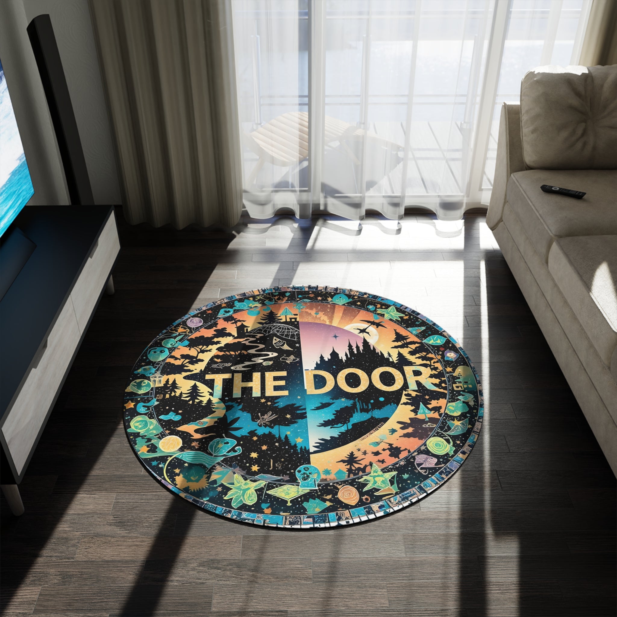Giant Round Magical Portal Rug™