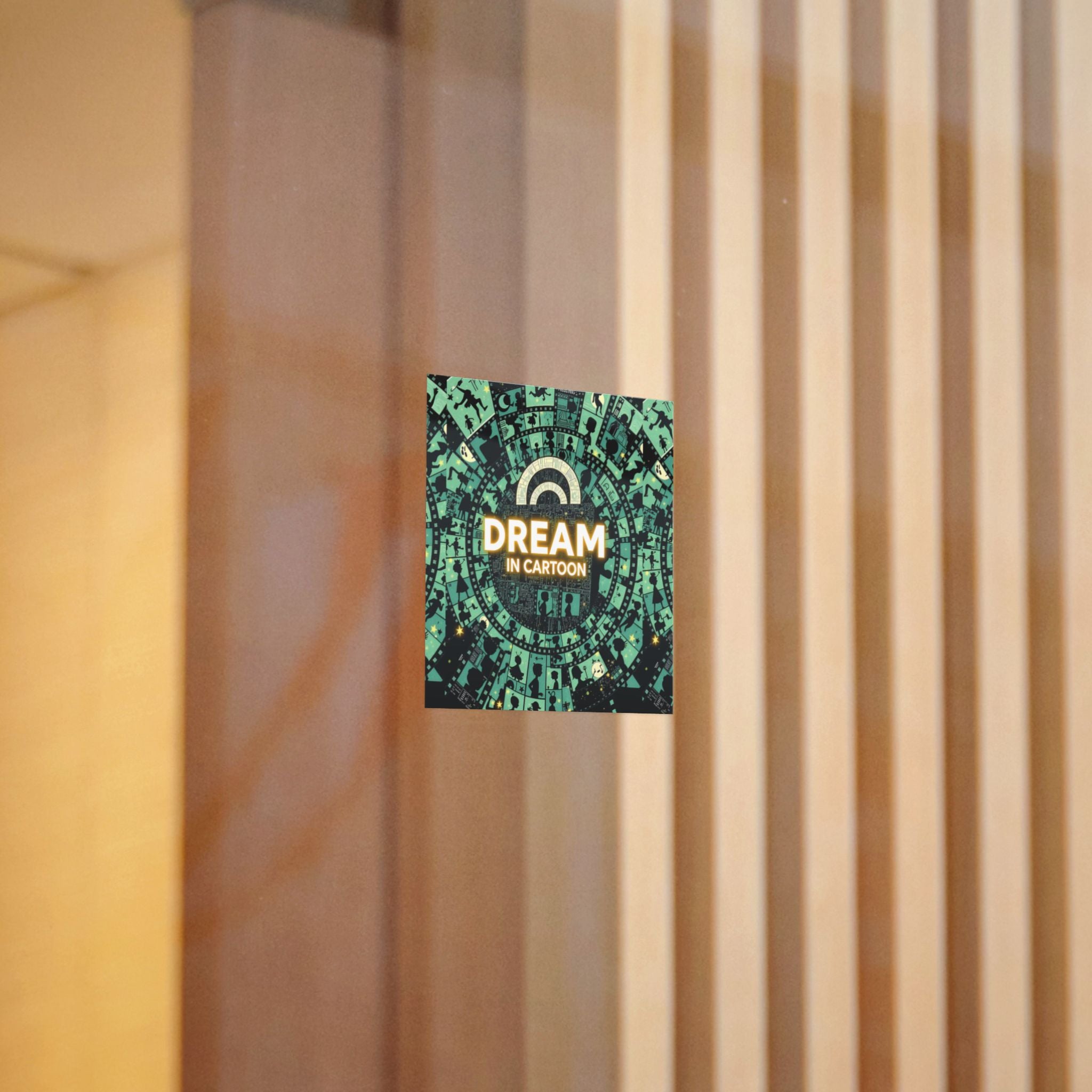 Dream in Cartoon sticker | Die-Cut Sticker