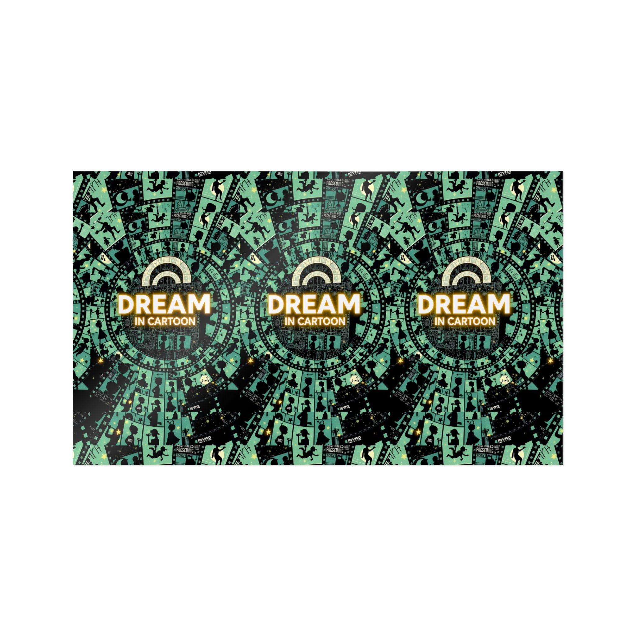 Dream in Cartoon sticker | Die-Cut Sticker