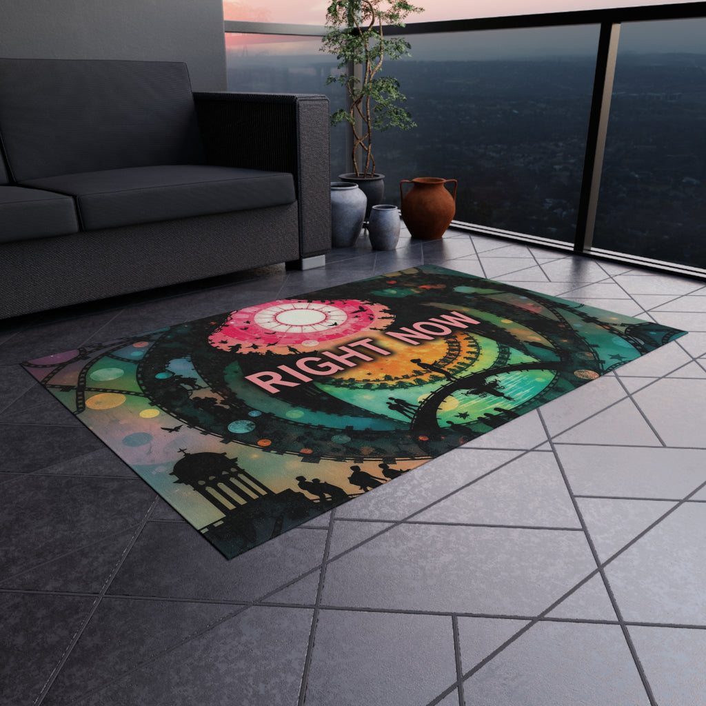 The Magical Portal Rug™️ PRESENCE RIGHT NOW outdoor variant
