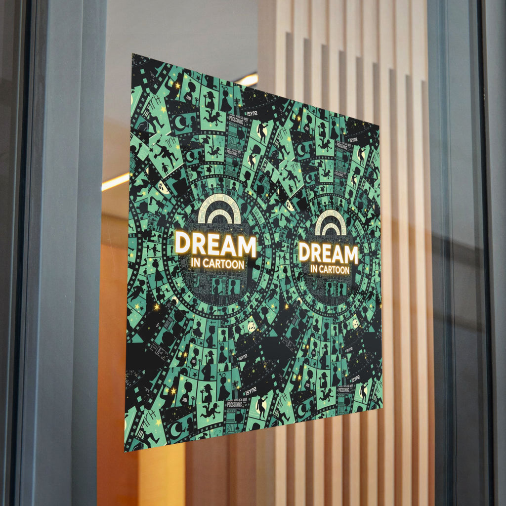 Dream in Cartoon sticker | Die-Cut Sticker