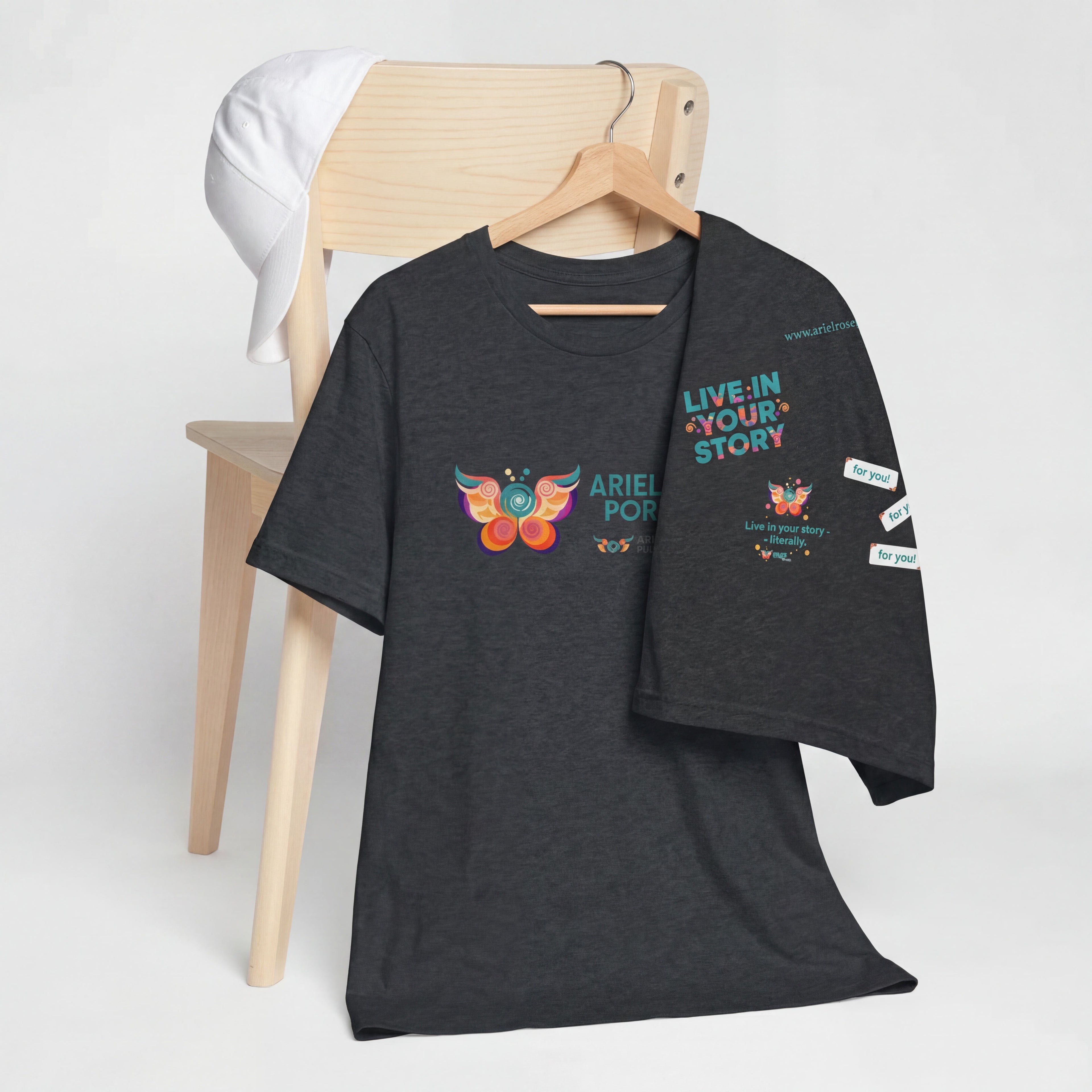 Portal Logo Tri-Blend Tee — “Live in Your Story — For You!”