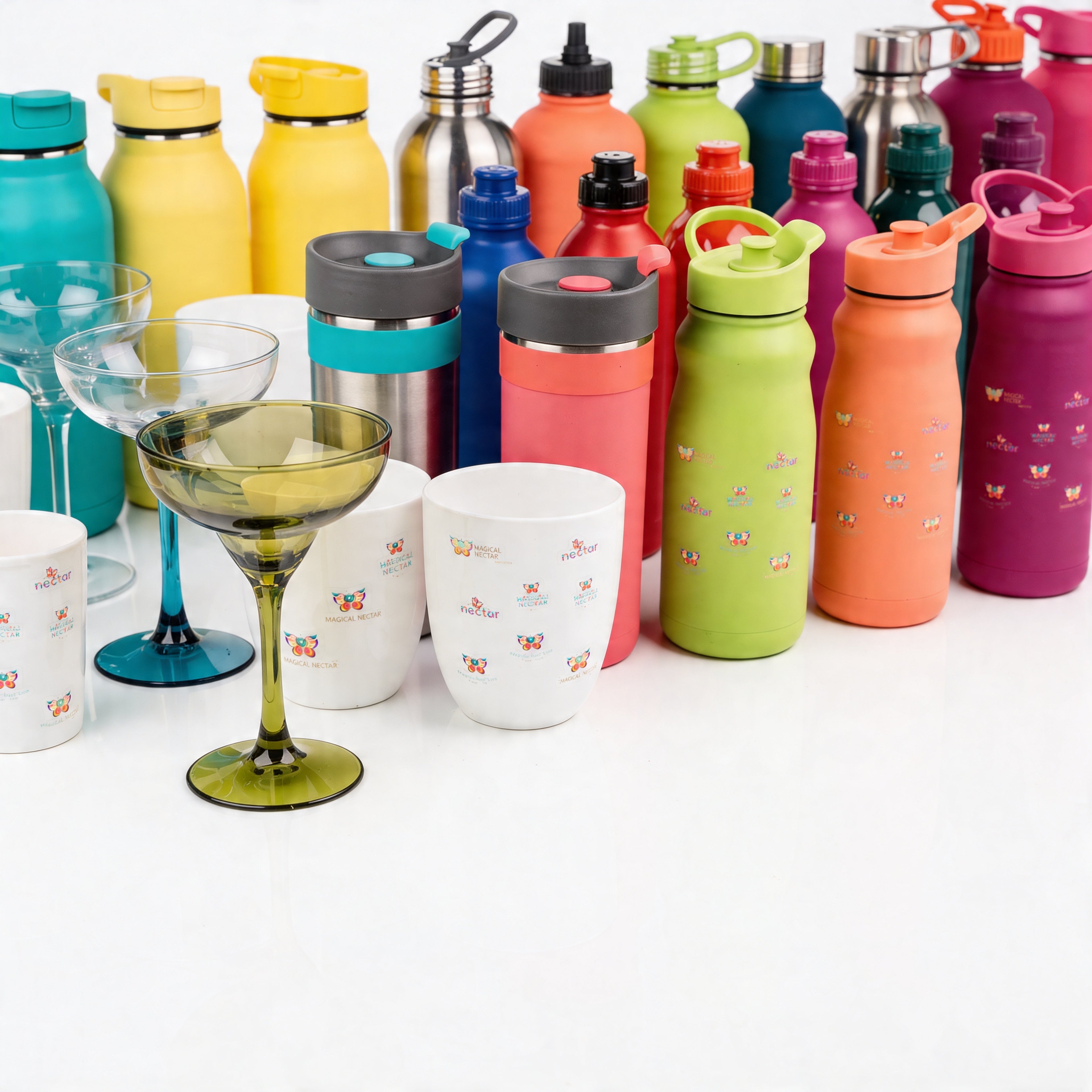 Divine Nectar Butterfly Sticker Pack — Adesivi permanenti fustellati DTF decorativi impermeabili per esterni (Live in Your Story)