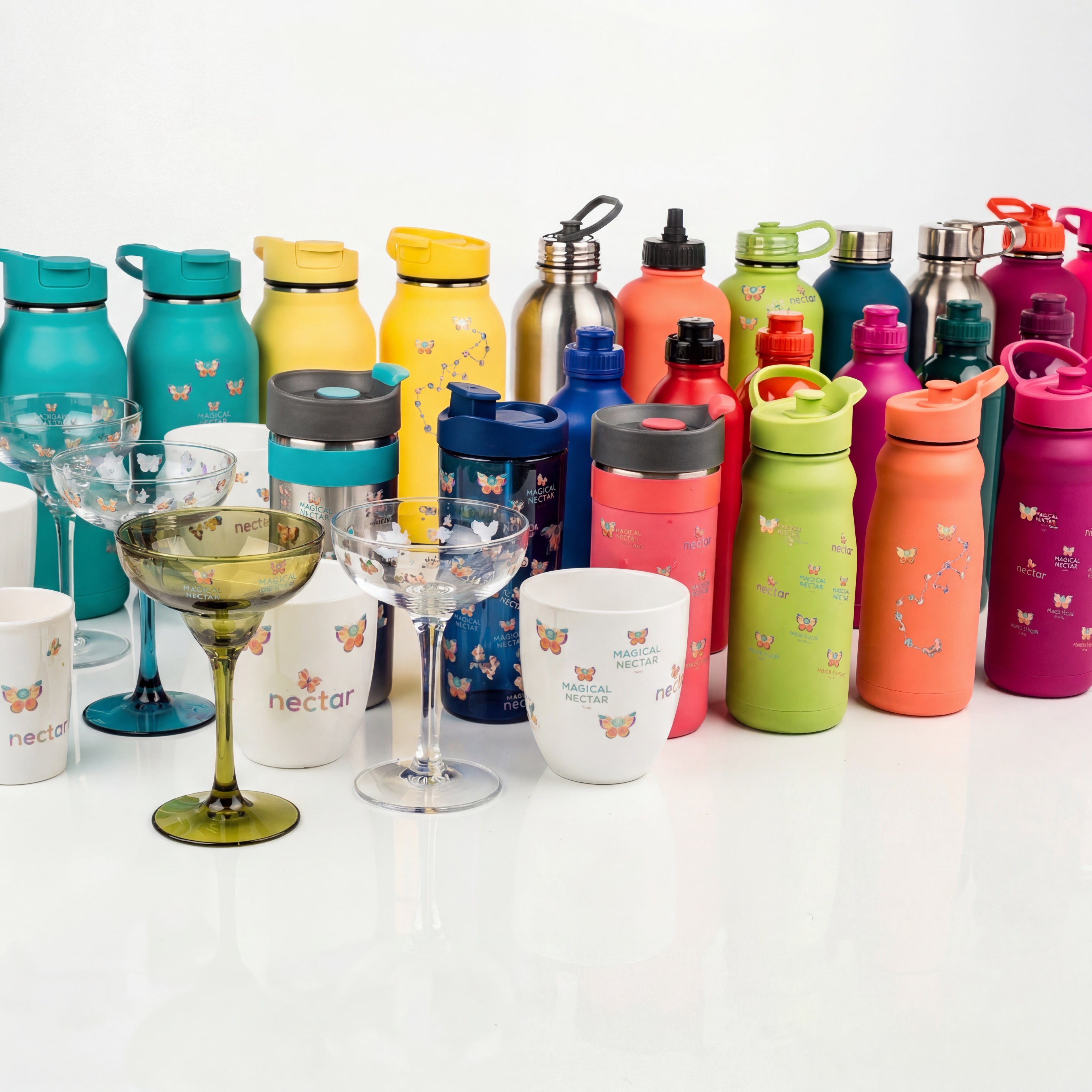 Divine Nectar Butterfly Sticker Pack — Adesivi permanenti fustellati DTF decorativi impermeabili per esterni (Live in Your Story)