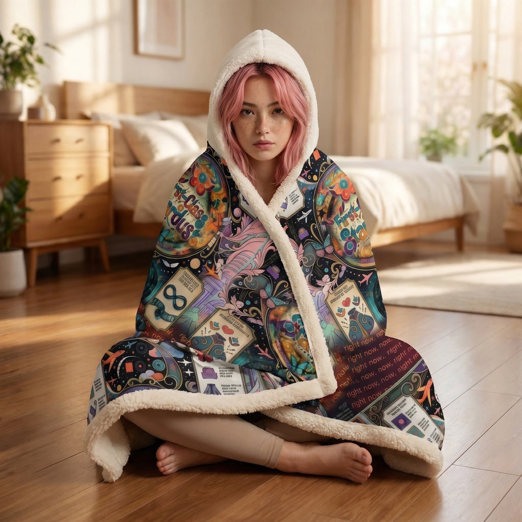 Sherpa Portal Blanki3 Chrysalis Recovery Cloak Hooded Sherpa (extra warm First-Class Stardust variant)